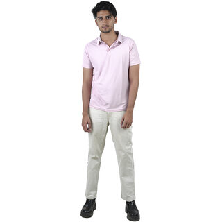                       Mens Pink Polo T-shirt                                              