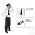 Kaku Fancy Dresses Our Helper/National Hero Pilot Costume -Black,for Boys  Girls