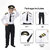 Kaku Fancy Dresses Our Helper/National Hero Pilot Costume -Black,for Boys  Girls