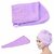Kudos Enterprise Cotton Hair Wrap Fast Drying Dryer Towel Bath Wrap Twist Quick Dry Head (Set of 3)