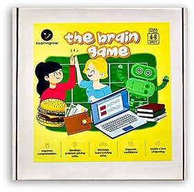 ILEARNNGROW Kid's Brain Board Game to Improve Memory and Observation Skills for Age 5 - 10 YearsMulticolor