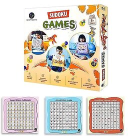 ILEARNNGROW Countries Wooden Sudoku Brain Games for Smart Minds : Set of 3 Wooden Sudoku Puzzles of Countries - Flags Currency National Animals | Helps to Improves General Knowledge for Kids.