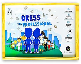 Ilearnngrow Dress The Professional Wooden Puzzle Learning Toy for 4+ Years Kids Educational Games for Kids.
