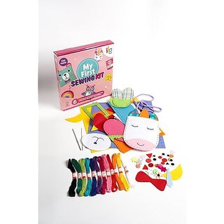 Ilearnngrow DIY Art & Craft Cut & Sew Kit for 3 to 12 Years Unisex Kids