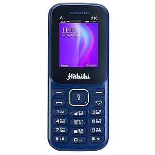 Habibi 310 (Dual Sim, 1.8 Inch Inch Display, 1100 mAh Battery, Blue) Habibi 310 (Dual Sim, 1.8 Inch Inch Display, 1100 mAh Battery, Blue)