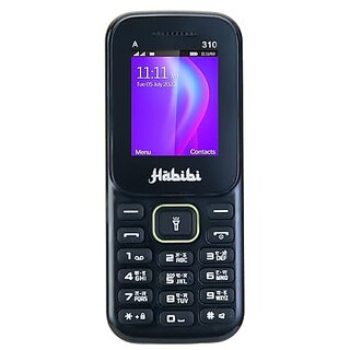 Habibi 310 (Dual Sim, 1.8 Inch Inch Display, 1100 mAh Battery, Black) Habibi 310 (Dual Sim, 1.8 Inch Inch Display, 1100 mAh Battery, Black)