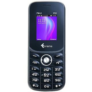 Oneme F21 (Dual Sim, 1.8 Inch Inch Display, 1100 mAh Battery, Black) Oneme F21 (Dual Sim, 1.8 Inch Inch Display, 1100 mAh Battery, Black)