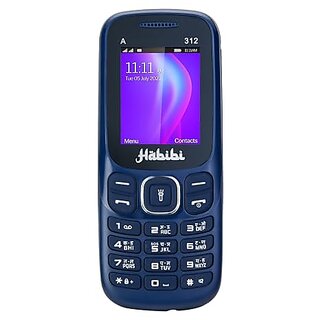                       Habibi 312 (Dual Sim, 1.8 Inch Inch Display, 1100 mAh Battery, Blue)                                              