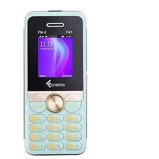 Oneme F41 (Dual Sim, 1.8 Inch Inch Display, 1100 mAh Battery, Light Blue) Oneme F41 (Dual Sim, 1.8 Inch Inch Display, 1100 mAh Battery, Light Blue)