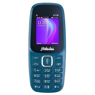                       Habibi 2178 (Dual Sim, 1.8 Inch Inch Display, 1100 mAh Battery, Green)                                              