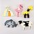 Ilearnngrow Handcrafted Cow Shaped 3D Wooden Jigsaw Puzzle Assembling Toy for 3 Plus Year Kids 6