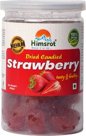 Himsrot Natural Dried Candied Candies Strawberries- 200gm