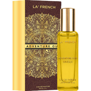 La French Adventure Oud Perfume for men  women, 20ml Eau De Parfum Long Lasting Fragrance Premium Luxurious Scent
