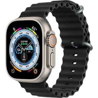 iCruze Pronto Max BT Calling Smart watch Black 1.9 inch HD Display Smartwatch Black Strap Free Size