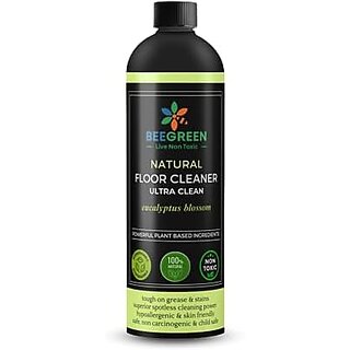                       Beegreen Natural Floor Cleaner Ultra Clean 500 ml | Eco-Friendly & Biodegradable | 100% Natural & Plant based | Non Toxic | Chemical Free | Alcohol & Sulphates Free | Family Safe                                              
