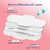 BLISSNATURAL Organic Sanitary Pads For Women  Jumbo Pack  Size - XL  Pack Of 36 Pads