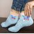 Ankle Length Stylist Fur Socks for Women  girls Free Size Multi color, Pack of 5