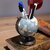 Homeberry Handmade Globe Pen/Pencil Holder Stand For Study/Office Table Decorative Showpiece  -  12 cm (Resin, Multicolor)