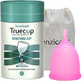 Senzicare Truecup Large Reusable Menstrual Cup for Women