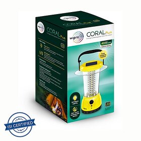 (Refurbished) WIPRO Coral Plus Rechargable Solar LED Lantern 20 hrs Lantern Emergency Light