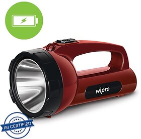 (Refurbished) WIPRO Emerald Plus LED rechargable Torch 6 hrs Torch Emergency Light