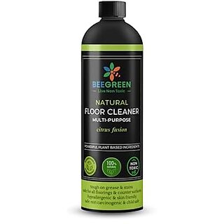                       Beegreen Natural Floor Cleaner Multi-Purpose- 500 ml | Eco-Friendly & Biodegradable | Limescale Remover| 100% Plant based | Non Toxic | Chemical Free | Family Safe                                              