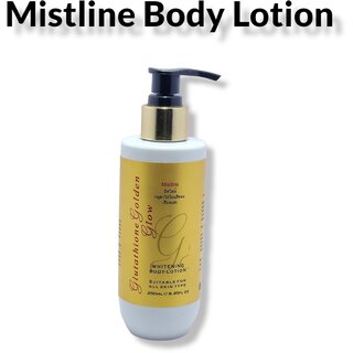                       Mistline Glutathion Golden Glow whitening body lotion 250ml                                              