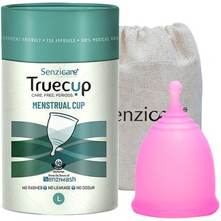 Senzicare Truecup Large Reusable Menstrual Cup for Women