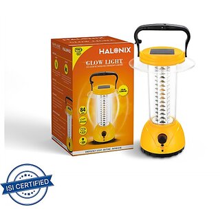                       (Refurbished) HALONIX GLOW LIGHT 84 LED RECHARGEABLE EMERGENCY LIGHT 4 hrs Lantern Emergency Light                                              