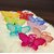 Mini Butterfly Hair Clature for Women  Girls Multi Color, Pack of 6