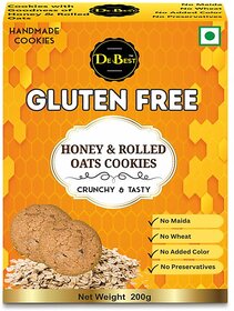 De Best Gluten Free Honey  Rolled Oats Cookies  No Maida  No Wheat  Gluten Free  No added Color  Premium Handmad