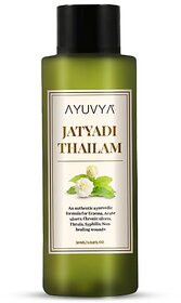 Ayuvya Jatyadi Thailam Piles Pain Relief Oil Soothing Comfort for Hemorrhoid (Pack of 2)