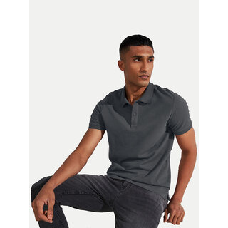                       Mens Grey 60% Polo  T-shirt                                              