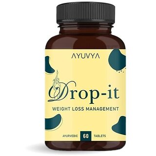                       Ayuvya Drop-it I Weight Reduction I Remove Extra Fat Around Belly I Supports Weight Management I Weight Loss I Fat Reduc                                              