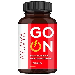                       Ayuvya Go on 30 capsule for Men Help in improving muscle mass Pack of 1                                              