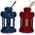 The New Look T-Light Tealight Holder Lantern/Candle Holder Set Of 2 Red Blue