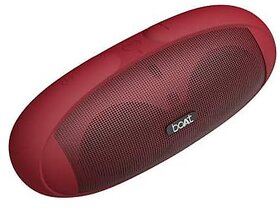 (Refurbished) BoAt Rugby Plus 16 W Bluetooth Speaker (Red, Stereo Channel)