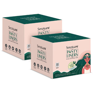 Senzicare Herbal Panty Liner  Breathable  Rash Free Pantyliner ( Pack of 40)