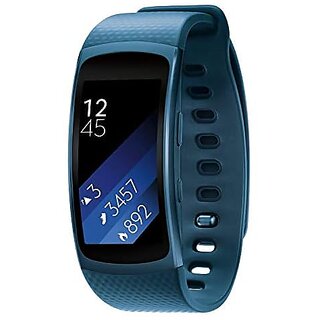                       (Refurbished) Samsung Gear Fit2 GPS Sports Band (Blue) L Size                                              