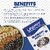 UNIFIT Blueberry Oats High Fiber Rolled Oat Nuts, Seeds  Blueberry Rich Source of Protein  250g (Pack of 2)