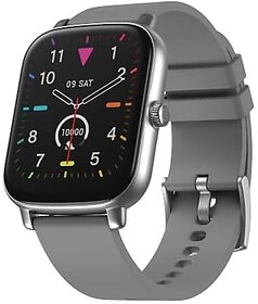 (Refurbished) Noise ColorFit Icon Buzz Bluetooth Calling Smart Watch with Voice Assistance, 1.69(42.9cm) Display, Built-in Games, Sleep, Spo2, HR Monitors (Silver Grey), OneSize