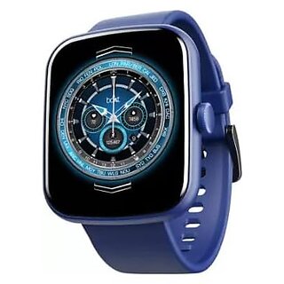                       (Refurbished) boAt Wave Beat Call 1.69 HD Display  600+ Watch Face Smartwatch (Deep Blue Strap, Free Size)                                              
