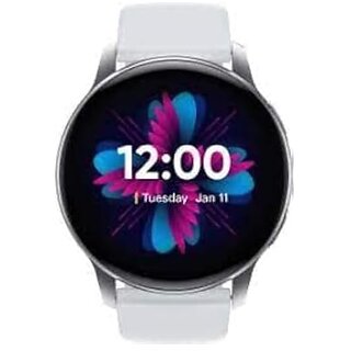                       (Refurbished) DIZO Watch R AMOLED with 45 mm Dial Size (by realme techLife) (Sleek Silver Strap, Free Size)                                              