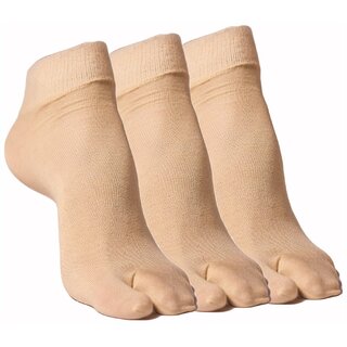                       Kotton Labs Women's  Ankle Socks Pack of 3                                              