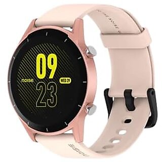                       (Refurbished) Noise Fit Core 2 Buzz Bluetooth Calling Smartwatch with 1.28'' Round Display, AI Voice Assistant Regular Strap - Rose Pink                                              
