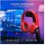 (Refurbished) Boat 2.4Ghz Ultra Low Latency Mode Upto 35Ms, 3D Spatial Audio, Dongle Slot, Immortal Im1300 Bluetooth Wireless Over Ear Headphones with Mic (Raging Red)