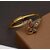 Shiv Trishul Om Bahubali Stylish Gold Plated Metal Kada For Men