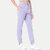 Womens Lilac   Solid Joggers