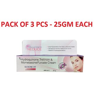                       Elosone ht skin cream(Pack of 3 pcs.)25 gm each                                              