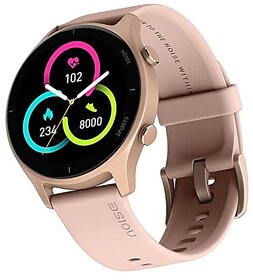 (Refurbished) Noise Twist Round Dial Smart Watch with Bluetooth Calling, 1.38 TFT Display, Up-to 7 Days Battery, 100+ Watch Faces, IP68, Heart Rate Monitor, Sleep Tracking (Rose Pink)